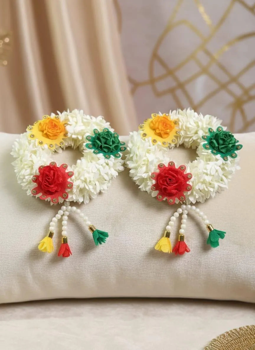 Multicolor Floral Gajyeys for Weddings & Festive Wear