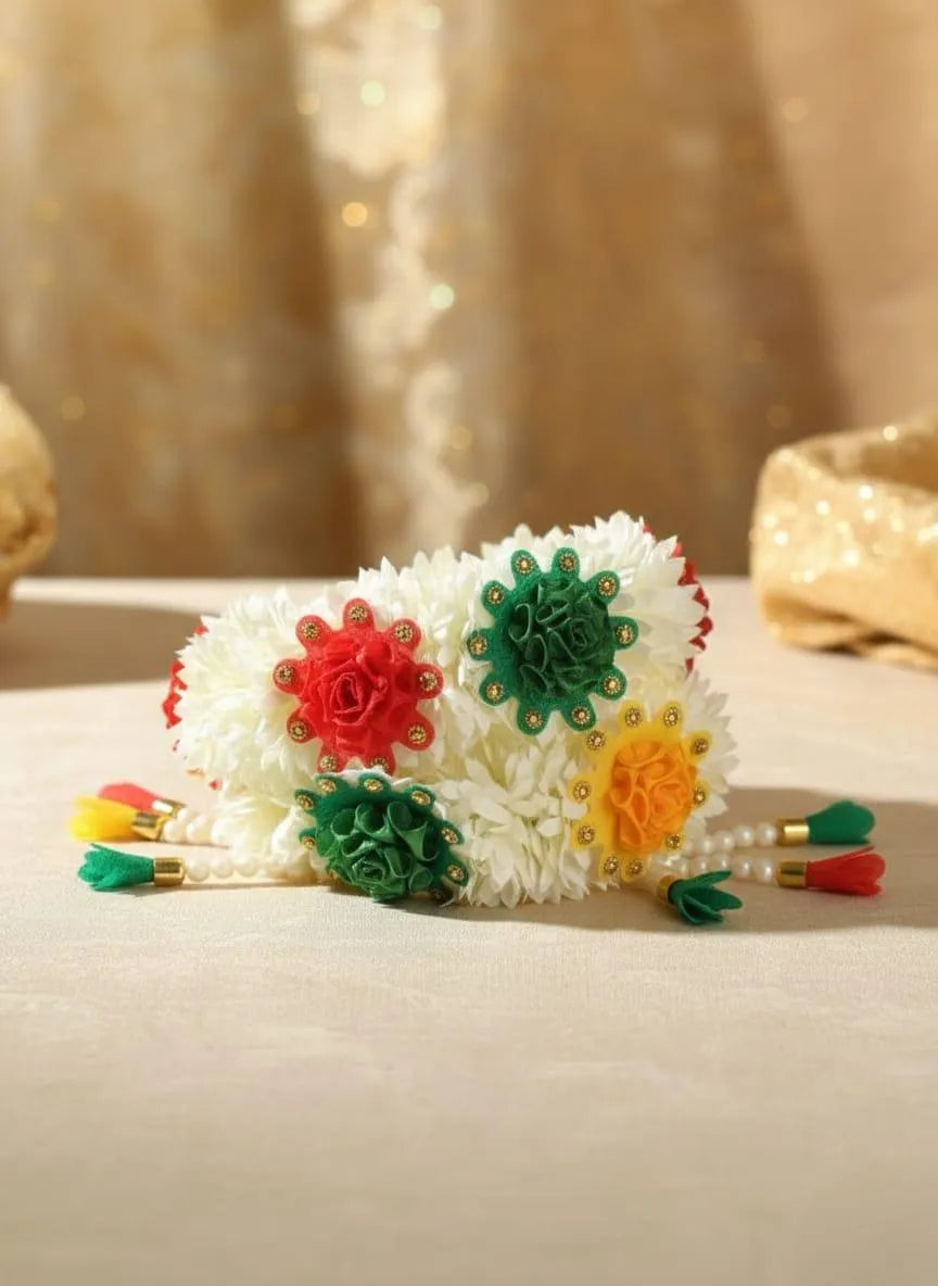 Multicolor Floral Gajyeys for Weddings & Festive Wear