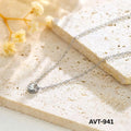 Women Single Pearl Alloy Necklace Golden Silver Daily Wear