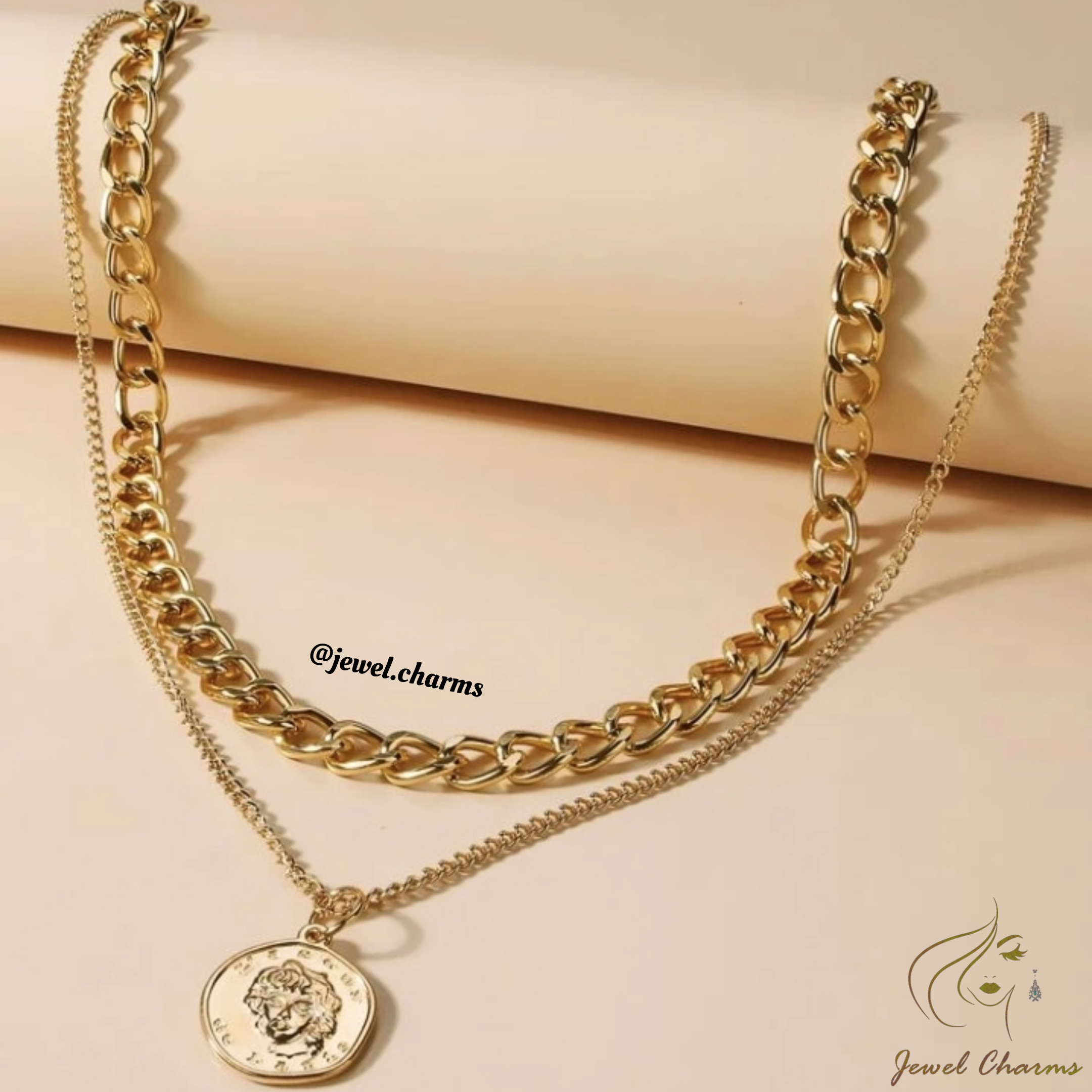 JC110 - Coin Chain Necklace
