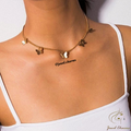 JC63 - Butterfly Choker Necklace