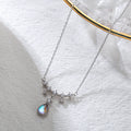 22k Silver Sterling Moonstone Necklace for Women