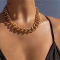 Thick chunky golden chain